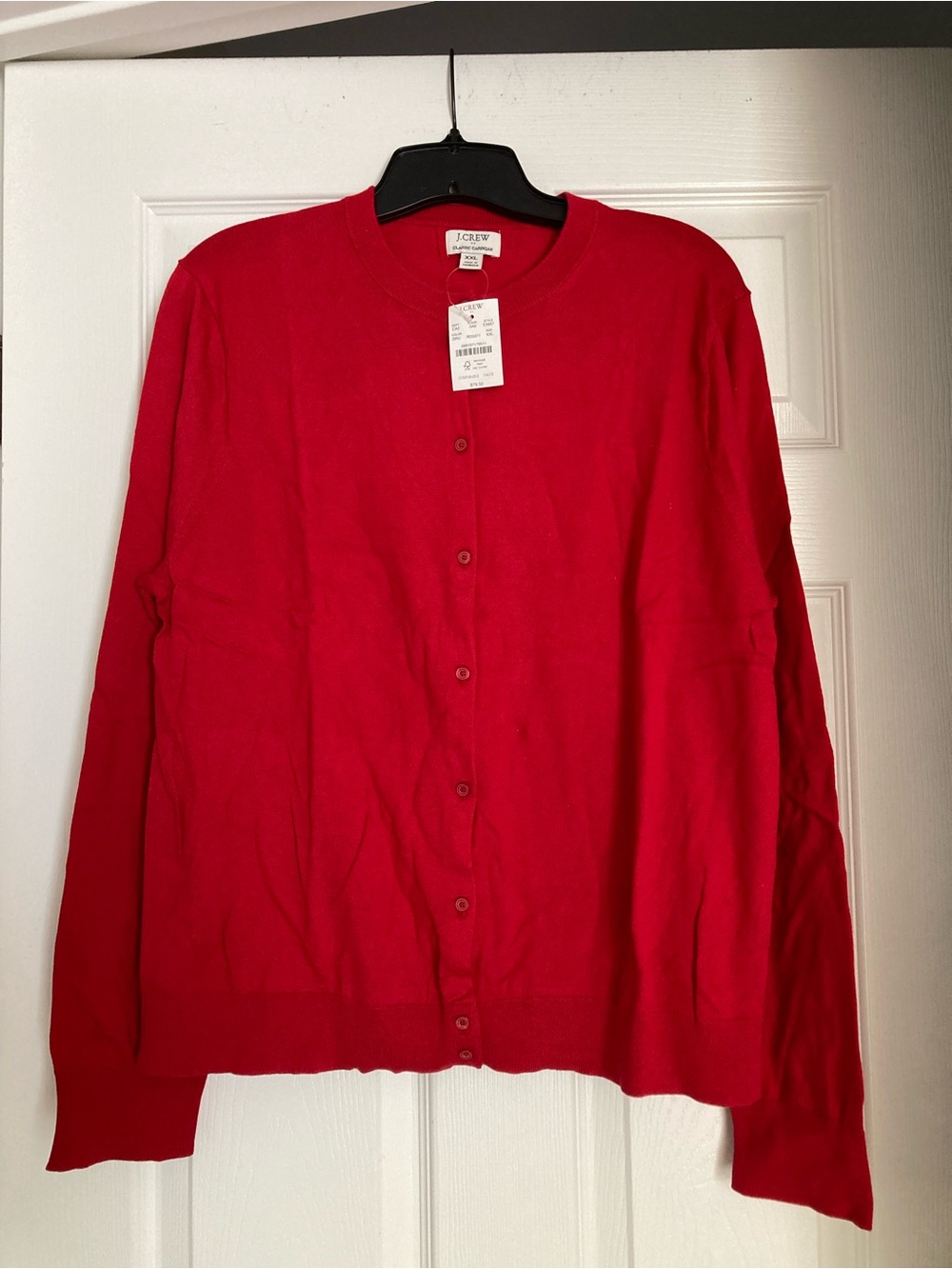 JCrew Factory classic cotton cardigan sweater